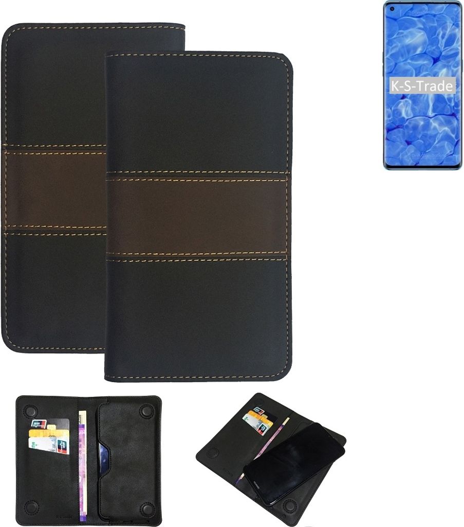 K-S-Trade Hülle Handyhülle kompatibel mit Oppo Reno6 Pro+ 5G Schutzhülle Walletcase Bookstyle Tasche Schutz Case Handytasche Wallet Cover