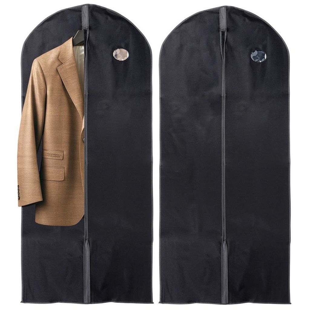 Vilde | Sacchetto porta abiti - Nero - 60 x 135 cm - 2 Immagine del prodotto 