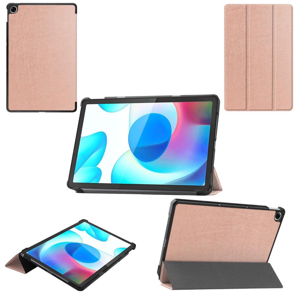 Étui 3 volets Wake UP Smart Cover rose doré pour tablette Image du produit 