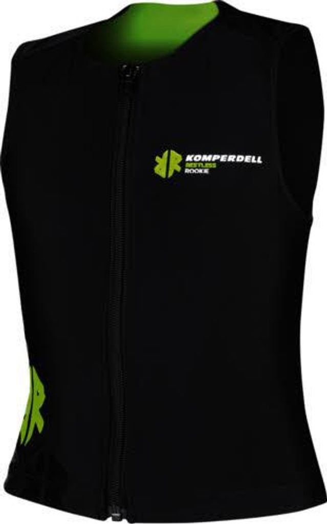 Komperdell Pro Vest ECO Junior Kinder Rückenprotektor Alpin schwarz-neongelb NEU 152