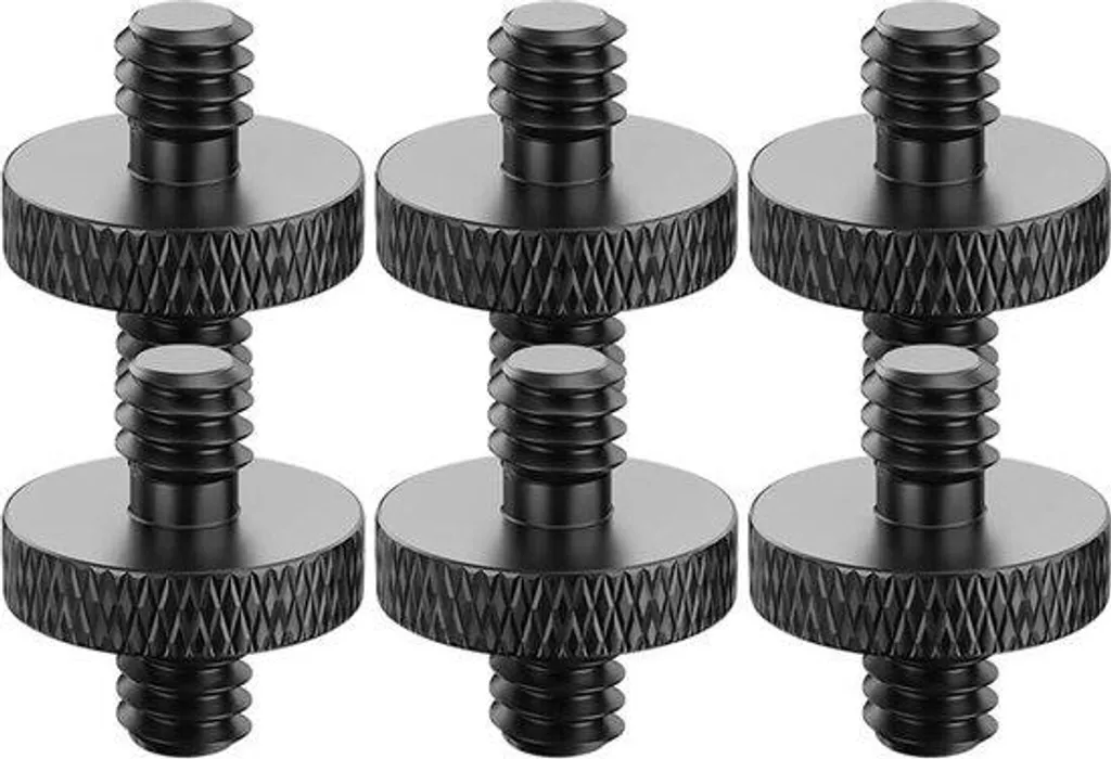 Adaptateur Mannell 1/4 robuste en acier pour trépied et appareil