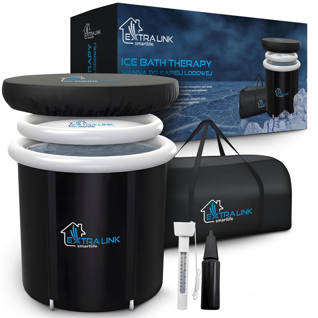 Extralink vasca bagno di ghiaccio XL 400 L con coperchio Immagine del prodotto 