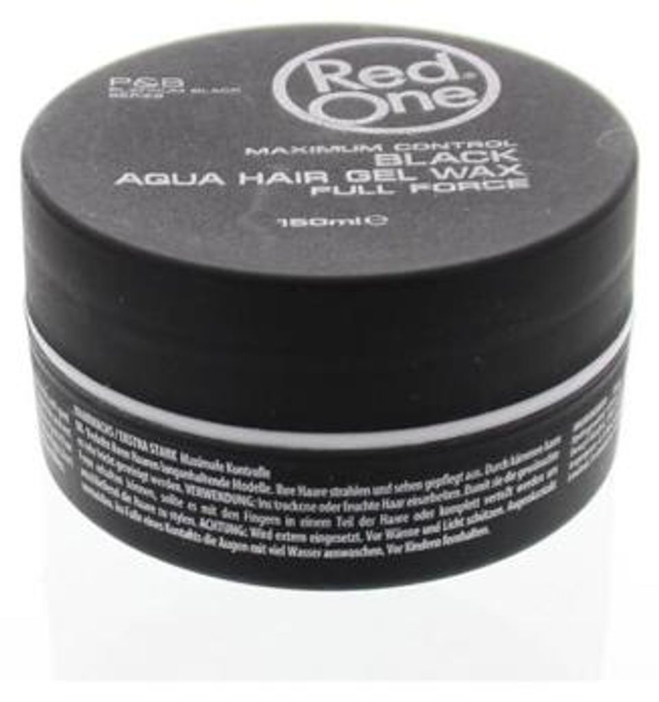 Red One Haarwax Aqua Black (150 ml) Productafbeelding 