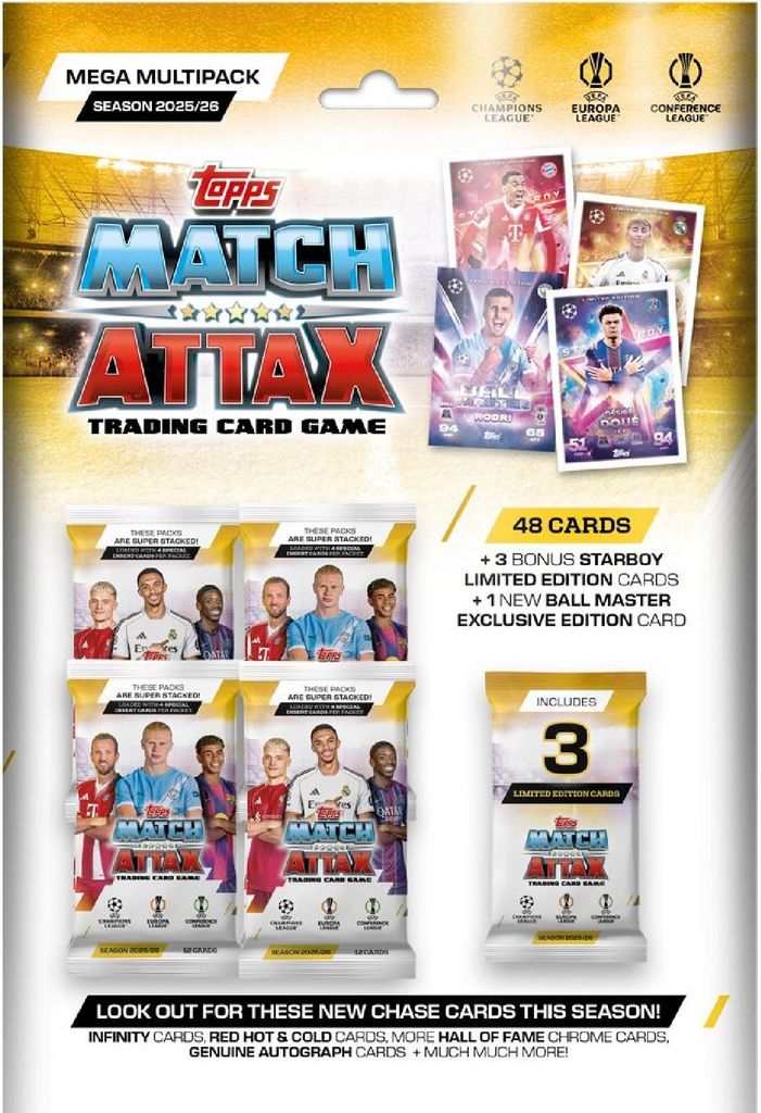 UEFA Champions League Match Attax Trading Cards 2025/26 Produktbild 
