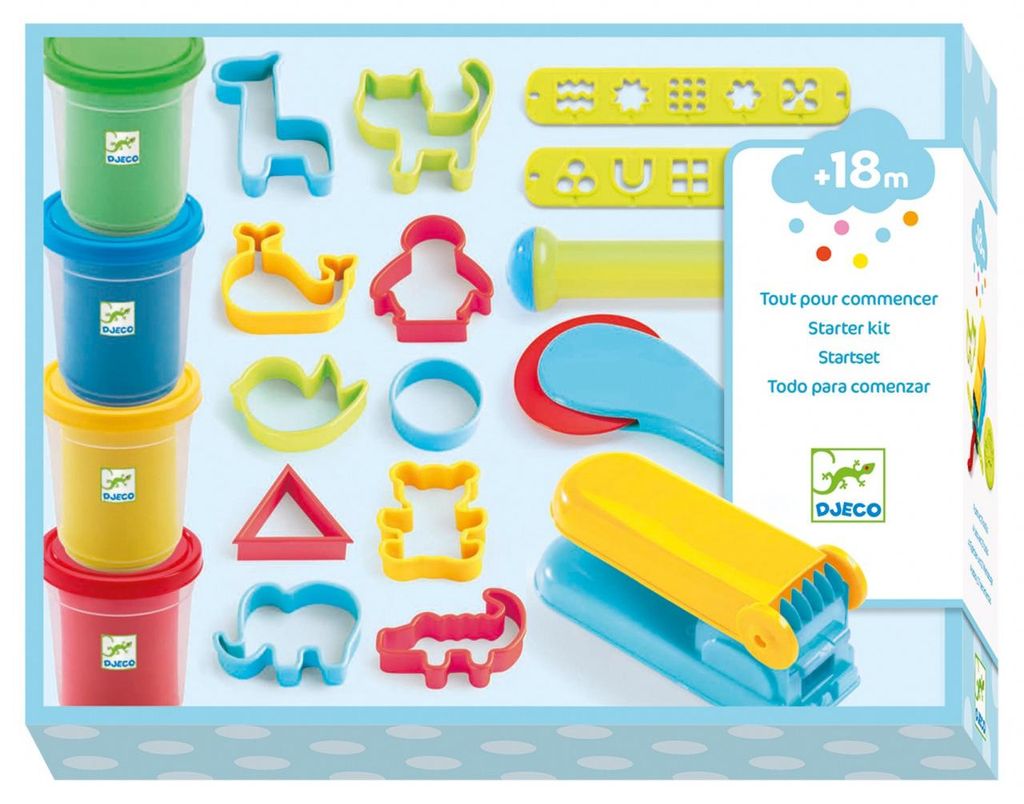 Modellierset mit Plastilin Grundfarben, Djeco Produktbild 