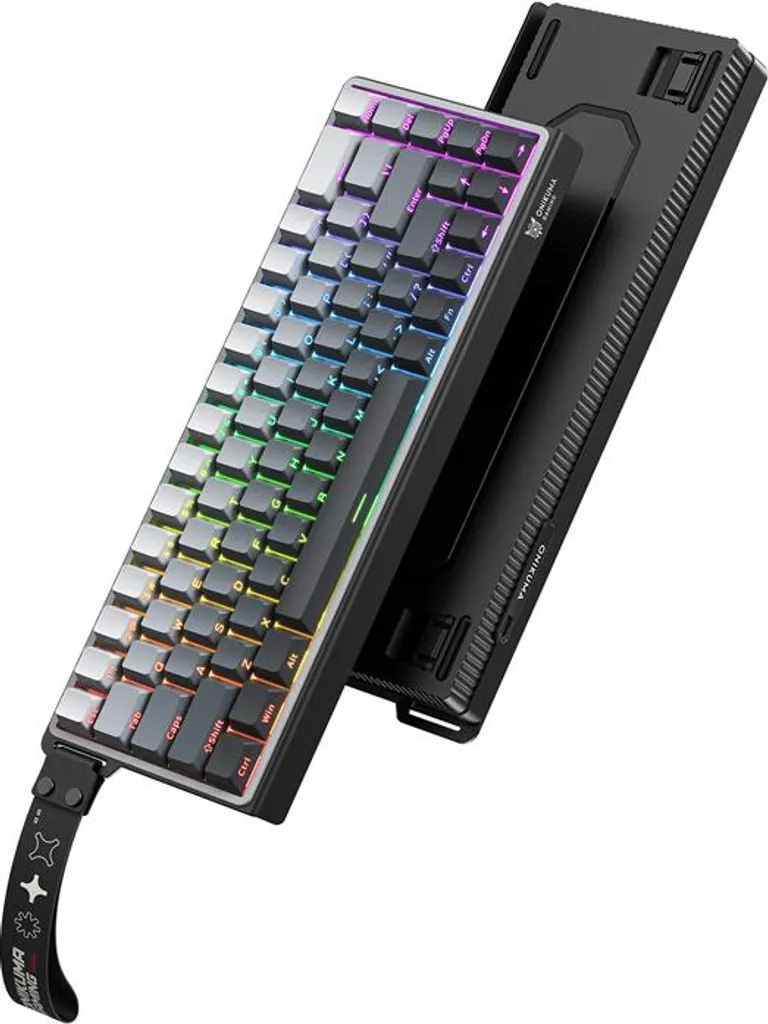 Clavier mécanique rétroéclairé Onikuma G69 Qwerty à touches noires