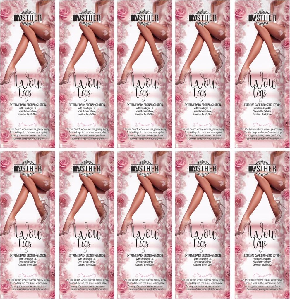 10er-Set TABOO WOW LEGS SPF 15ml BRÄUNUNGSLOTION