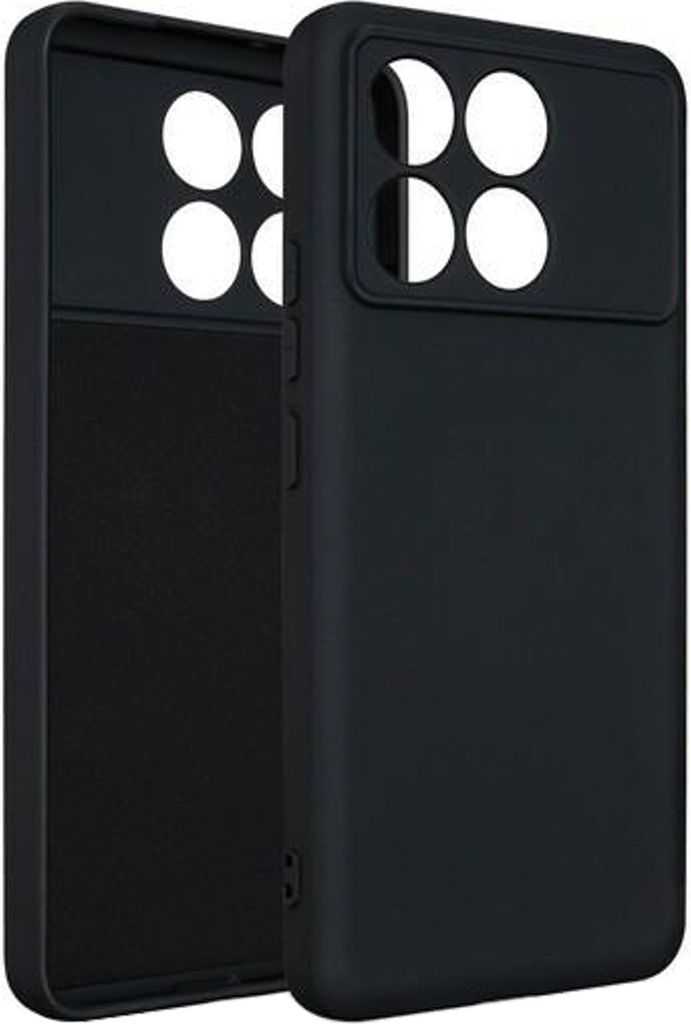 Beline Case Silikon Xiaomi Poco F6 Pro schwarz/schwarz Schutzhülle