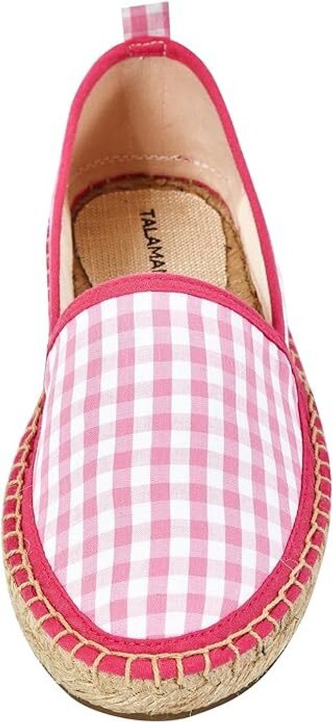 TALAMANTRA Damen Espadrilles aus Baumwolle Rosa Größe 40