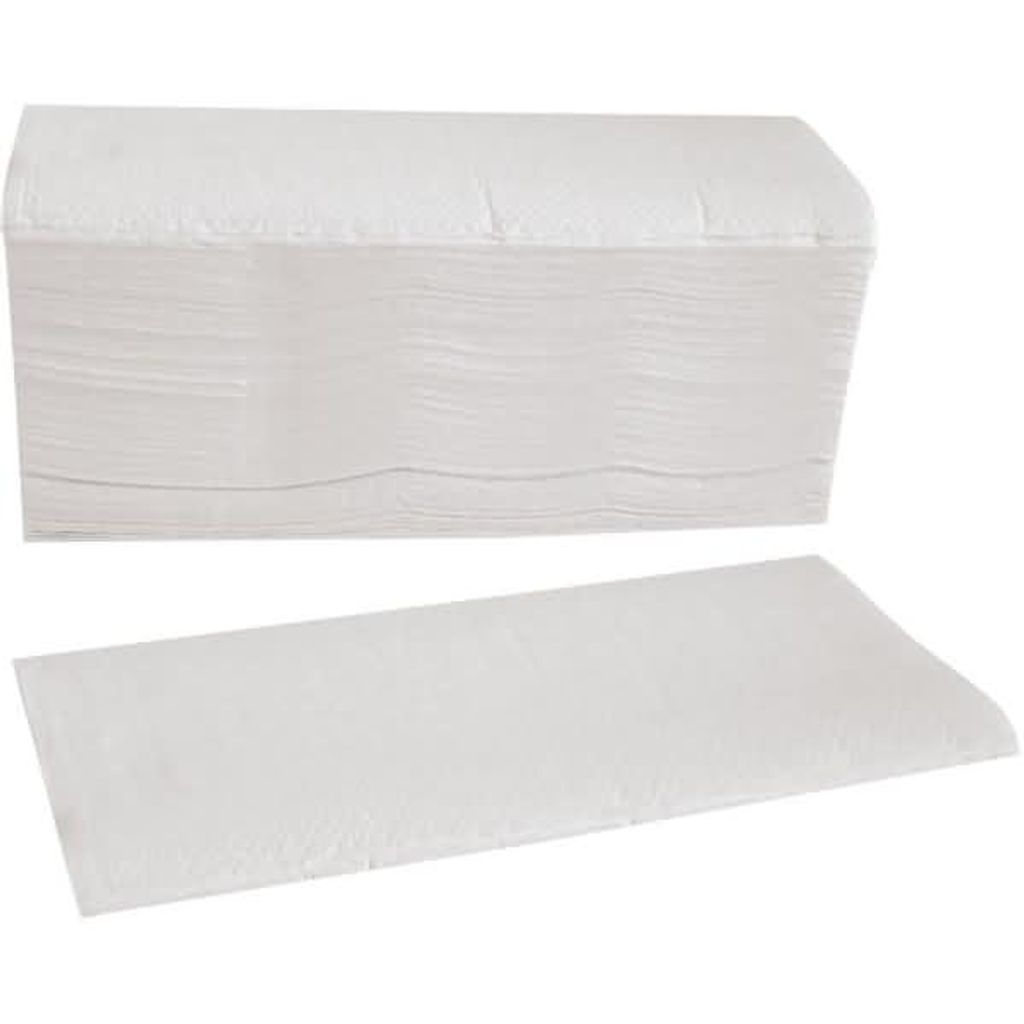 Papierhandtücher Falthandtücher Papierhandtuch weiß 2-lagig Handtücher Papier 