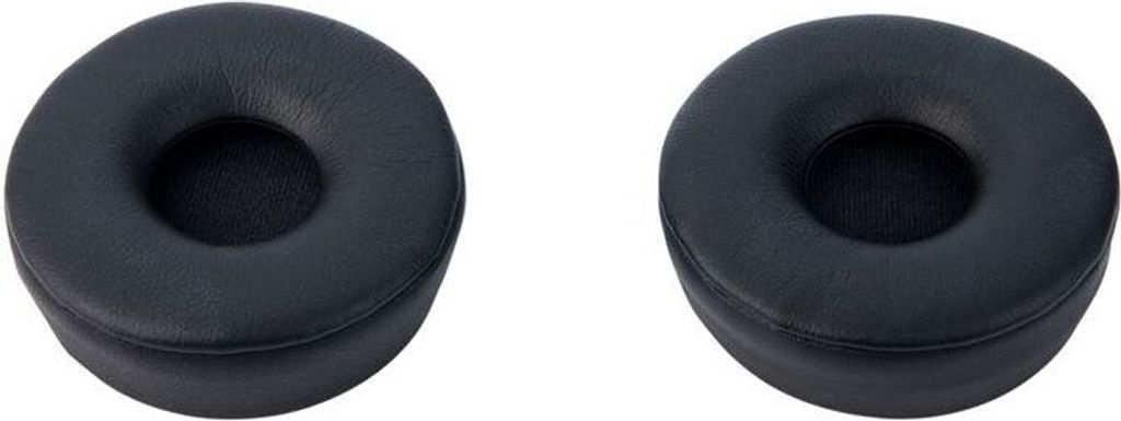 Jabra 14101-72 Engage 65 75 Duo - Lot De 2 Coussinets Noirs En Cuir Pour Plus De Confort