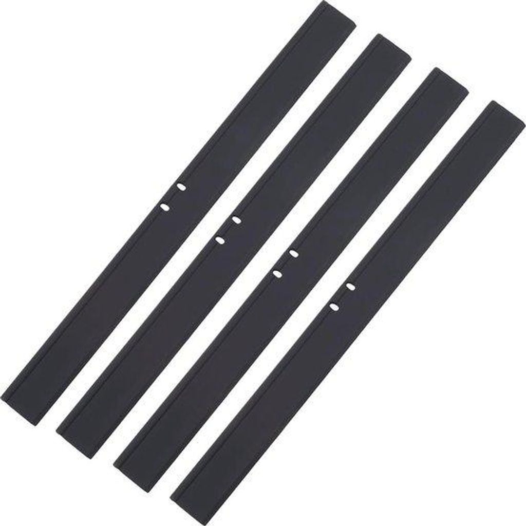 Silikon Scrubber Kopf 4-Stück Schwarz für Glas und Fenster Reinigung