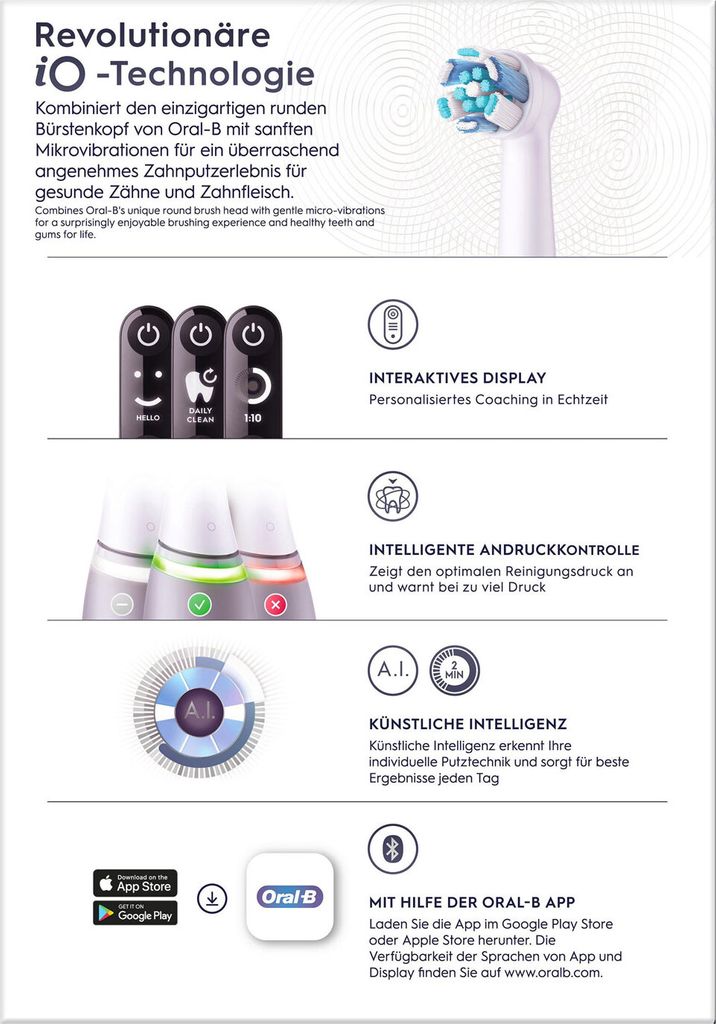 Oral-B iO Series 6 + Reiseetui grey opal Produktbild 14