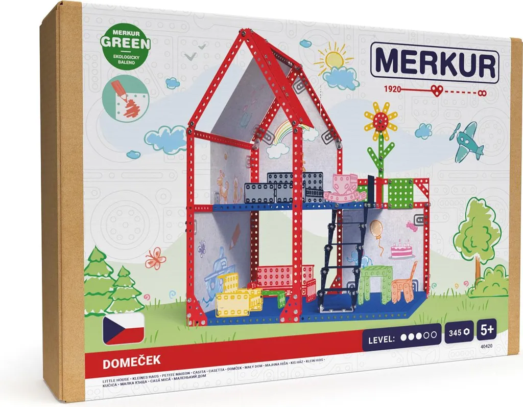 Maison de poupée Merkur stable et durable, fini les jouets fragiles