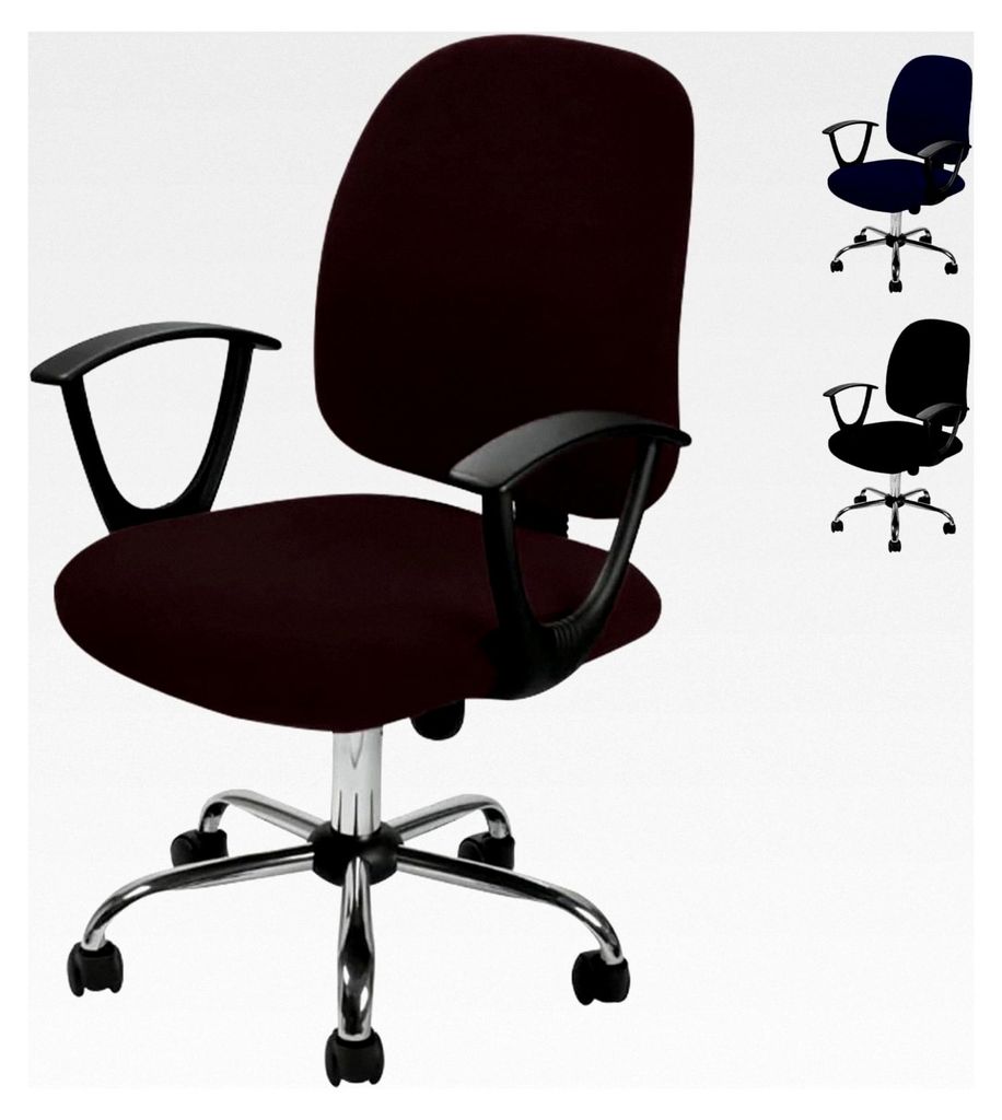 Bürostuhlbezug, Stretchbezug für Bürostühle, waschbarer elastischer Sitzbezug, Computerstuhlbezug, elastische Stuhlhussen