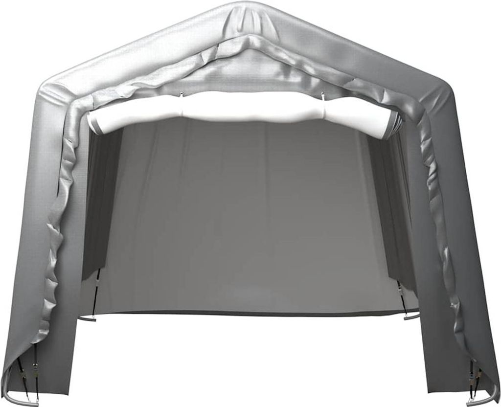vidaXL Úložný stan 300x300 cm Steel Grey Obrázek produktu 