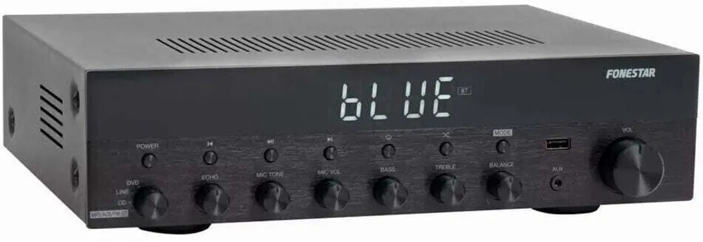 Fonestar AS3030 Amplificatore Stereo Hi-Fi 30W RMS con Bluetooth e USB