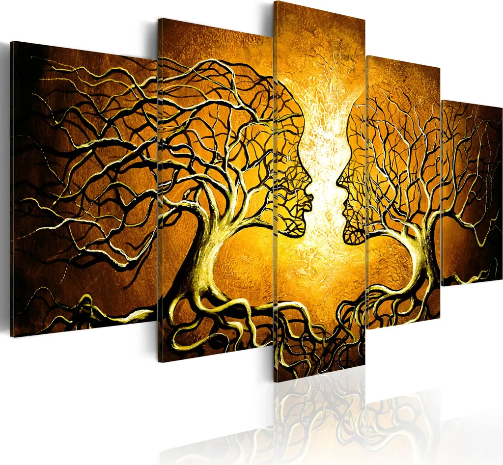 Quadro Astratto Canzone d'amore 100x50 cm - Stampa TNT Alta Qualità - 2