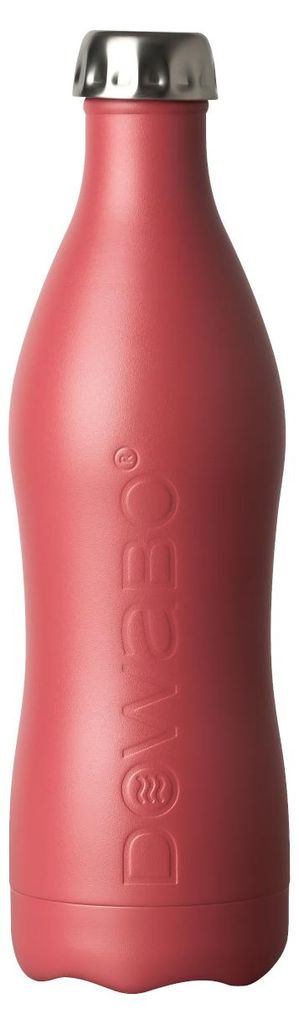 Dowabo Trinkflasche Earth Collection einwandig Berry-1200 ml - Rot