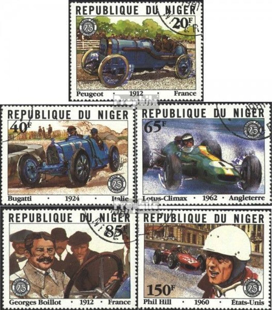 Briefmarken Niger 1981 Mi 773-777 (kompl.Ausg.) gestempelt Gr. Preis von Frankreich