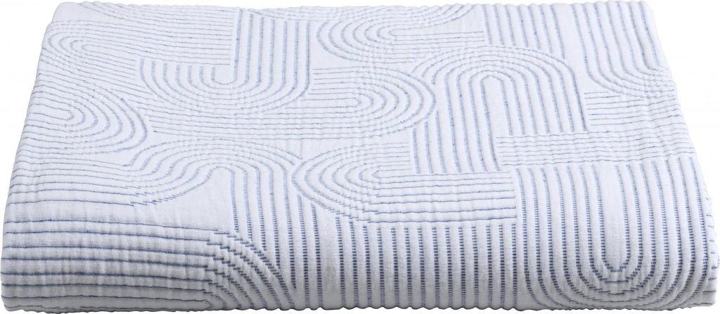 Plaid Kiko indigoblau 140 x 180 cm La Cerise sur le Gâteau