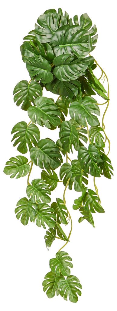 Kunstpflanze Monstera hängend 70 cm als 2er Set