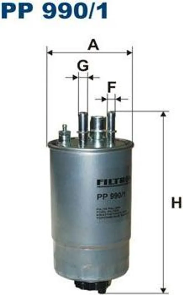 Filtre à carburant pour entretien Meriva FILTRON PP 990/1 d'origine