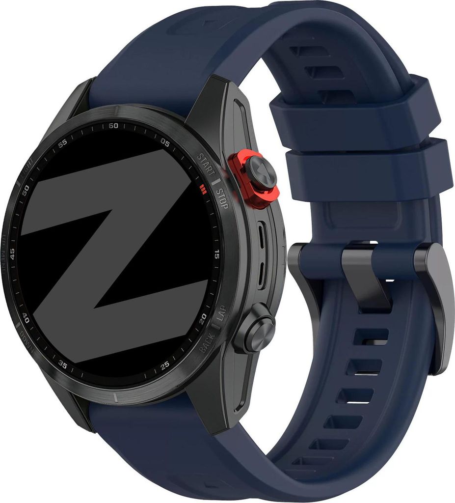 Bandz Silikon 'Classic' Armband geeignet für Geeignet für Fenix 8 -43mm / Fenix 7s (Pro - Solar - Sapphire Solar) / Fenix 6s (Pro - Sapphire) / F...