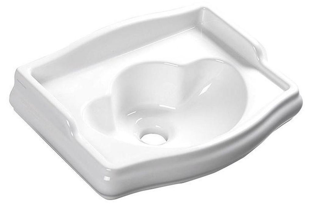 Kerasan RETRO Keramik-Waschtisch 41x30cm, ohne Armaturloch, Produktbild 