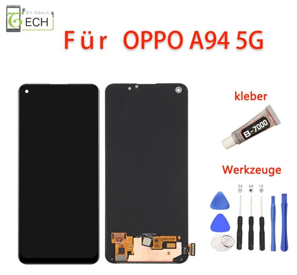 Für OPPO A94 / A95 5G CPH2211 RENO 5Z LCD (OLED) Display und Werkzeuge