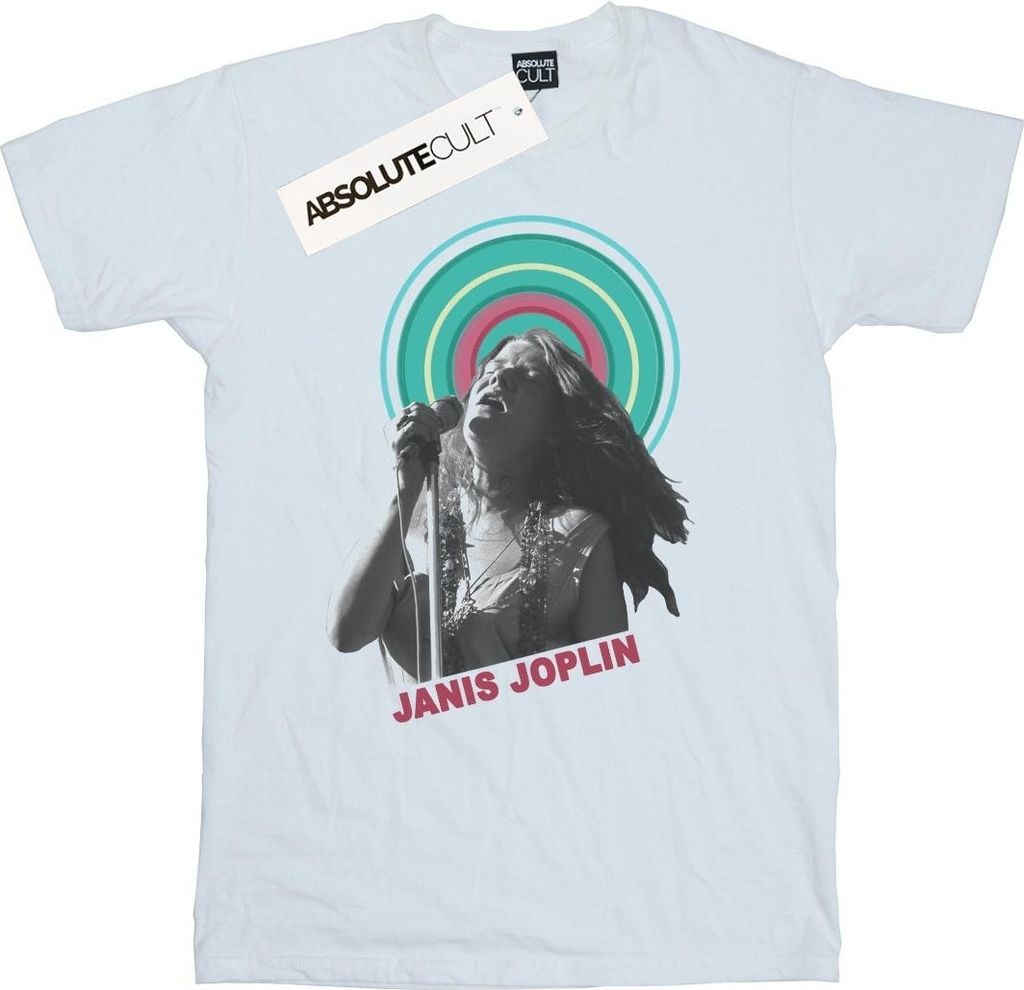 Janis Joplin - T-Shirt für Herren BI44524 (L) (Weiß)