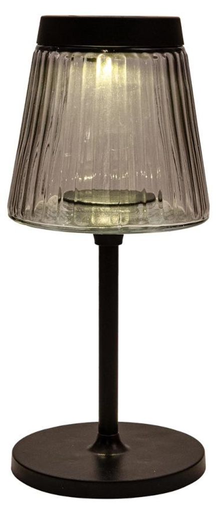 Lampa stołowa solarna Anna's Collection, szklana, LED, Zdjęcie produktu 