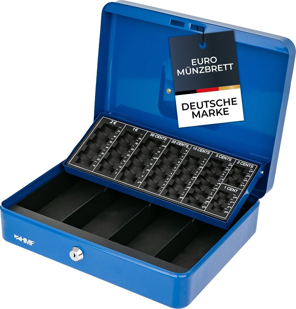 Geldkassette abschließbar mit Münzzählbrett, HMF 4215-05, Produktbild 