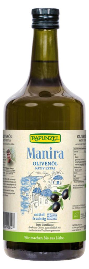 Rapunzel 1001200, Olivenöl, 1000 ml, Glasflasche, Kochen, Produktbild 