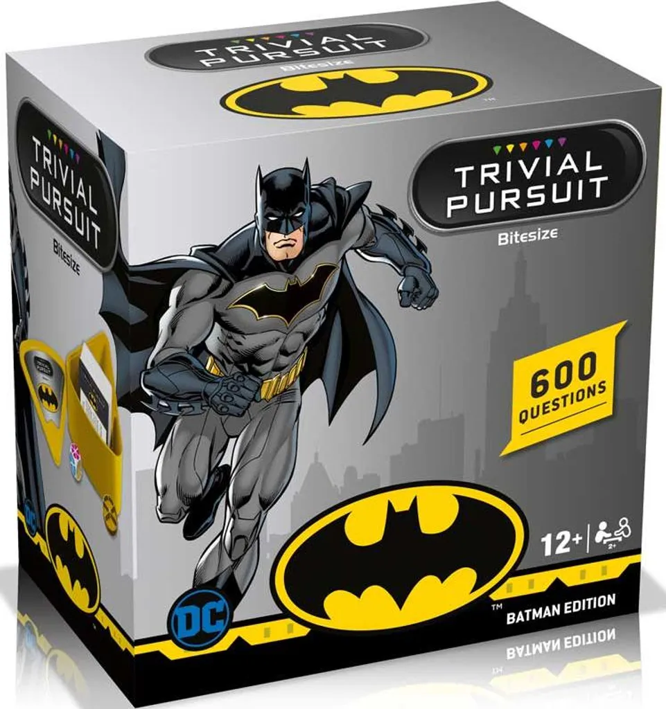 Hasbro Batman Trivia Game : Jeu de cartes Trivial Pursuit 600 questions