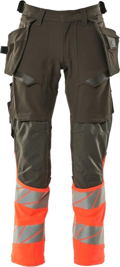 Mascot Hose mit Hängetaschen 19131-711-18222 Gr. 76C52 dunkelanthrazit/hi-vis rot