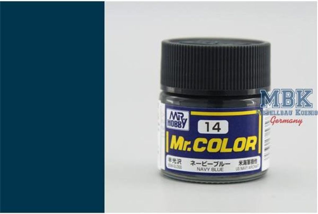 Mr Hobby - Gunze C-014 - Mr. Color (10 ml) Navy Blue - Neu