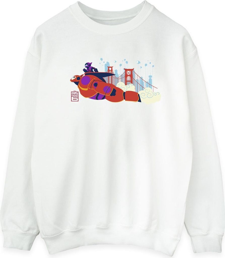 Disney - "Big Hero 6" Sweatshirt für Herren BI15177 (5XL) (Weiß)
