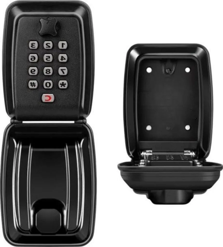 Boîte à clés étanche avec code sécurisé pour extérieur - Modèle XL Noir
