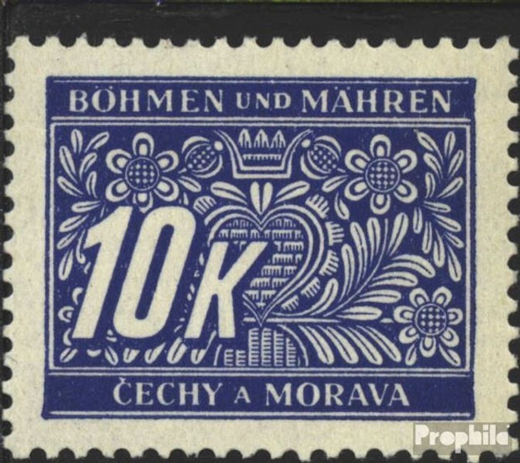 Briefmarken Böhmen und Mähren 1939 Mi P13 postfrisch Produktbild 