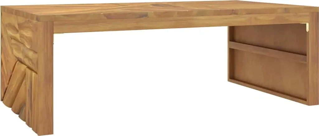 Tavolino vidaXL Teak Massiccio 110x60cm: Calore Naturale in Casa
