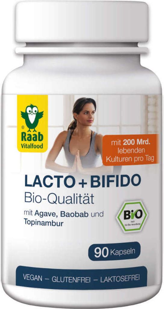 Raab Vitalfood Lacto+Bifido Kapseln 90 St