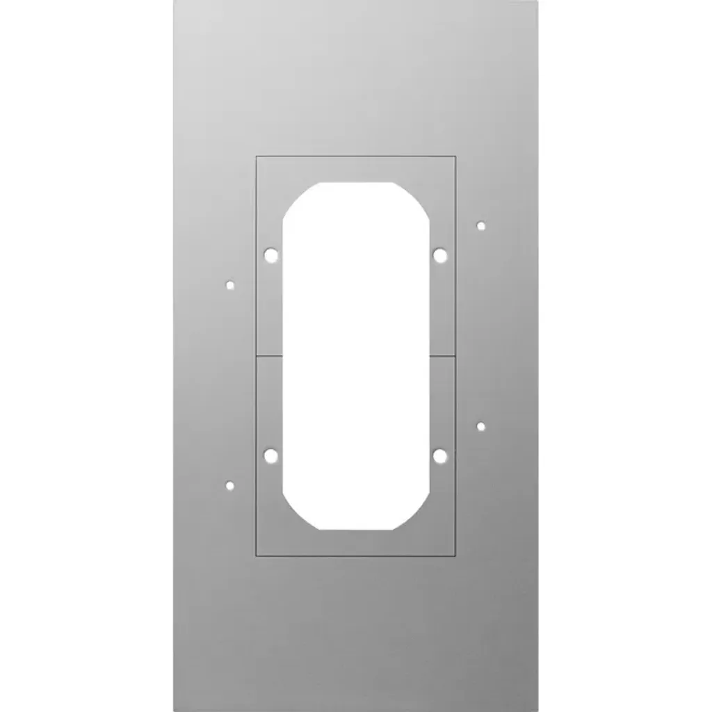 Enjoliveur de Prise Gira 1297 00 en Aluminium Argent au Design Classique