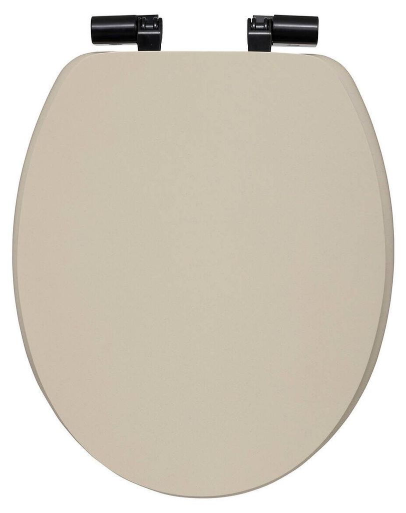 Leise schließender Toilettensitz ONYX, 37,5 x 49,9 x 5,2 cm Produktbild 