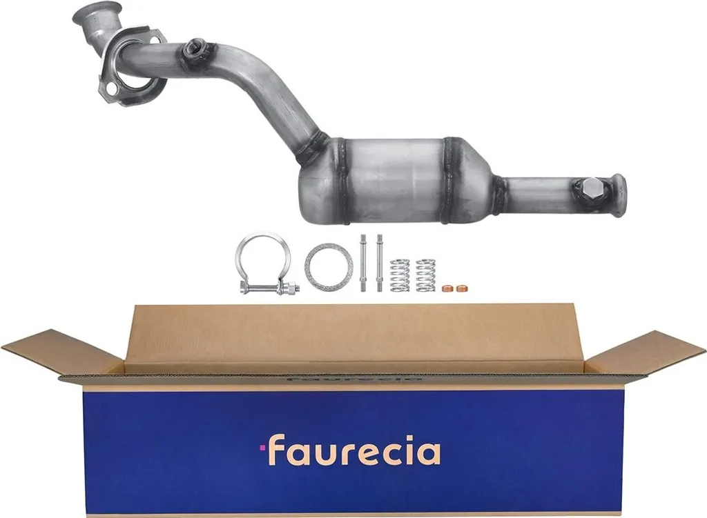 Catalyseur Euro 4 FAURECIA pour Renault Clio avec kit de montage complet