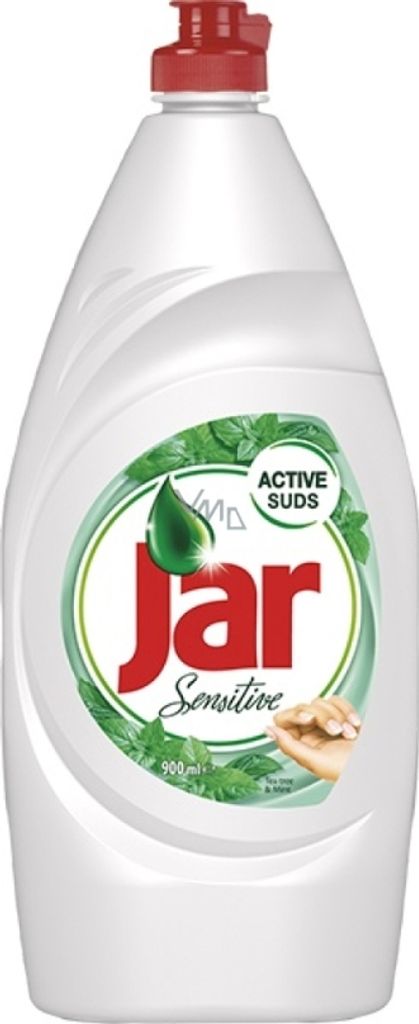 Jar Płyn do mycia naczyń Sensitive Tea Tree & Mint, 900 ml Zdjęcie produktu 