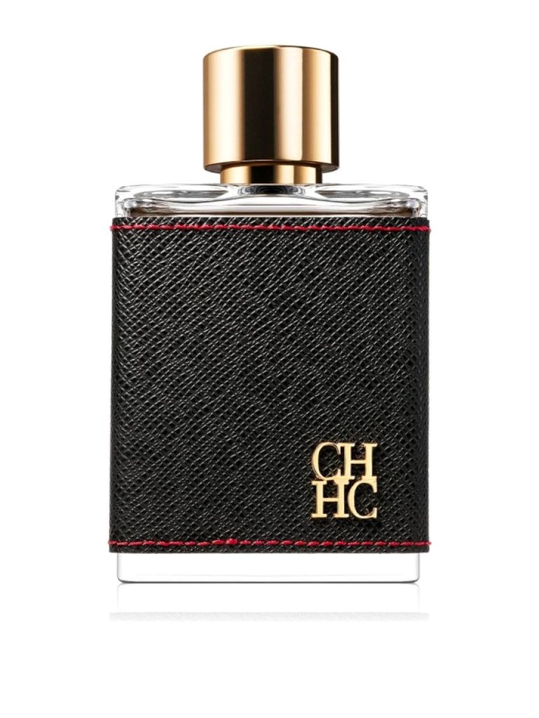 A bottle of Carolina Herrera CH Men eau de Toilette.