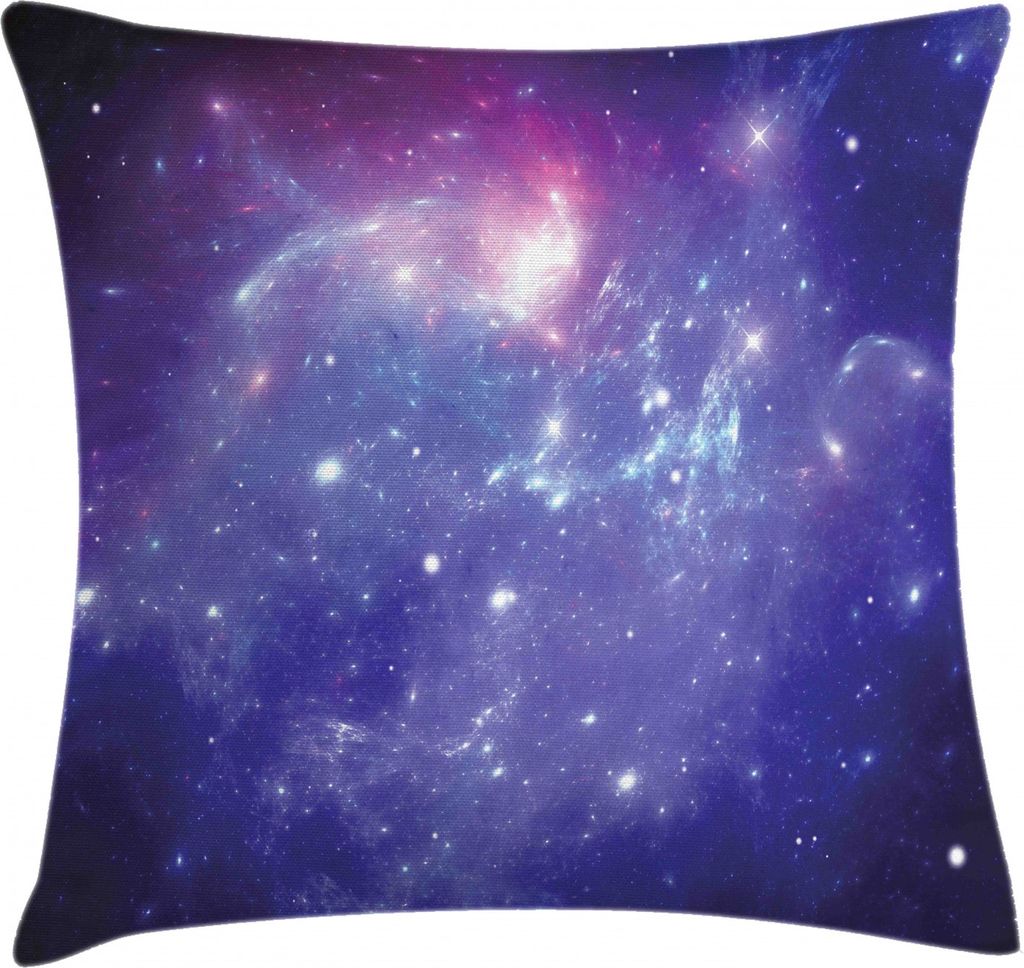 ABAKUHAUS Nebel Kissenbezug, Milchstraße Galaxy Sterne, Waschbar mit Reißverschluss Kissenhülle mit Farbfesten Klaren Farben Beidseitiger Druck,...