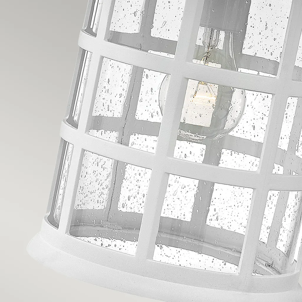 Applique extérieure anticorrosion blanc rétro Freeport Hinkley E27