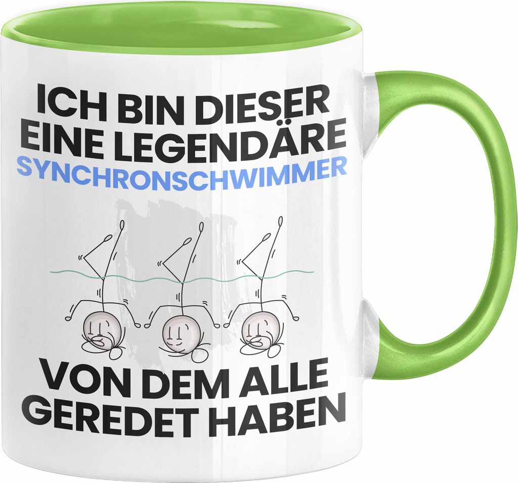 Synchronschwimmer Geschenk Tasse Lustige Geschenkidee Geburtstag für Synchronschwimmer Ich Bin Dieser Legendäre Synchronschwimmer Von Dem Alle Ge...